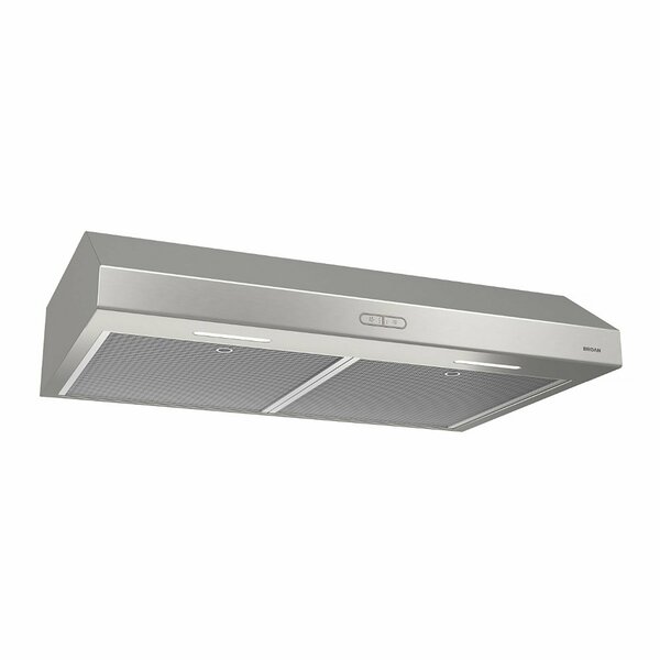 Almo Glacier 30-Inch Stainless Steel Convertible Under-Cabinet Range Hood BCDF130SS